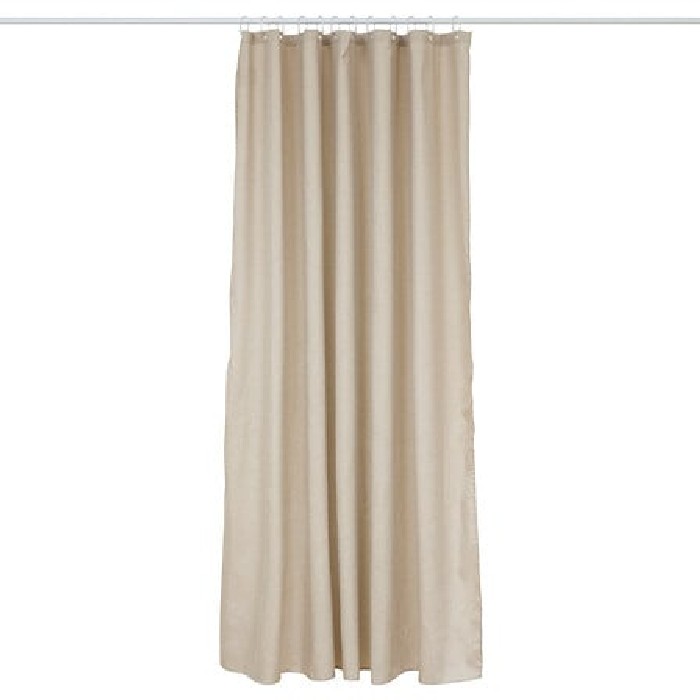 bathrooms/shower-curtains-rails-accessories/5five-linen-effect-shower-curtain