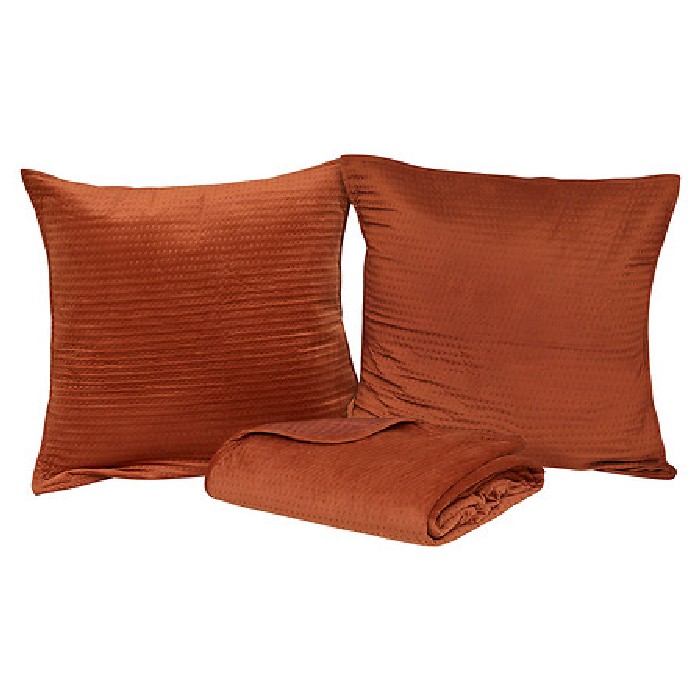home-textiles/bedspreads-duvets-quilts/atmosphera-bedspread-lilou-240cm-x-260cm-2-pieces-terracotta