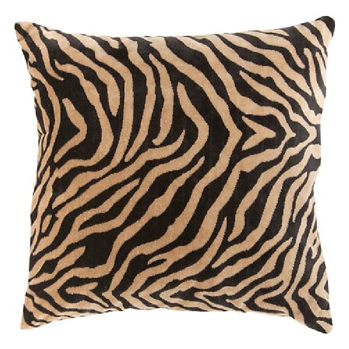 home-textiles/cushions-cushion-covers/atmosphera-lynra-tiger-velvet-jacquard-cushion-40cm-x-40cm