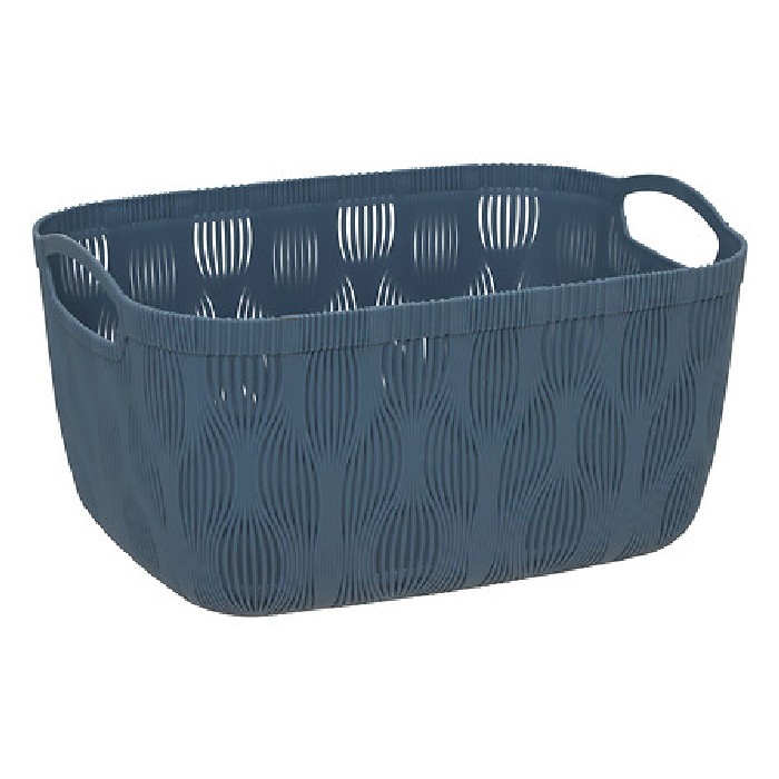 household-goods/laundry-ironing-accessories/5five-blue-grey-leaf-storage-basket-15l