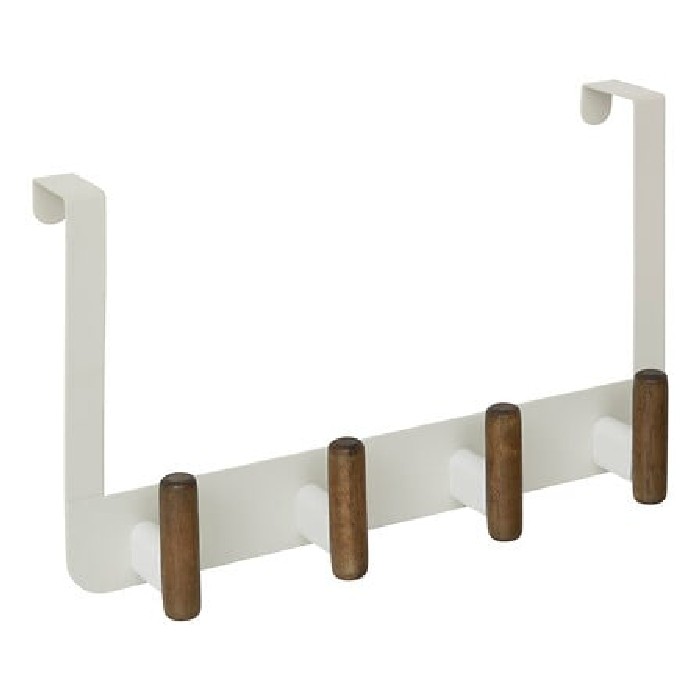 household-goods/garment-racks-wall-hooks/5five-cassie-beige-over-door-hook-4-hooks