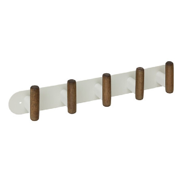 household-goods/garment-racks-wall-hooks/5five-cassie-beige-hook-rack-5-hooks