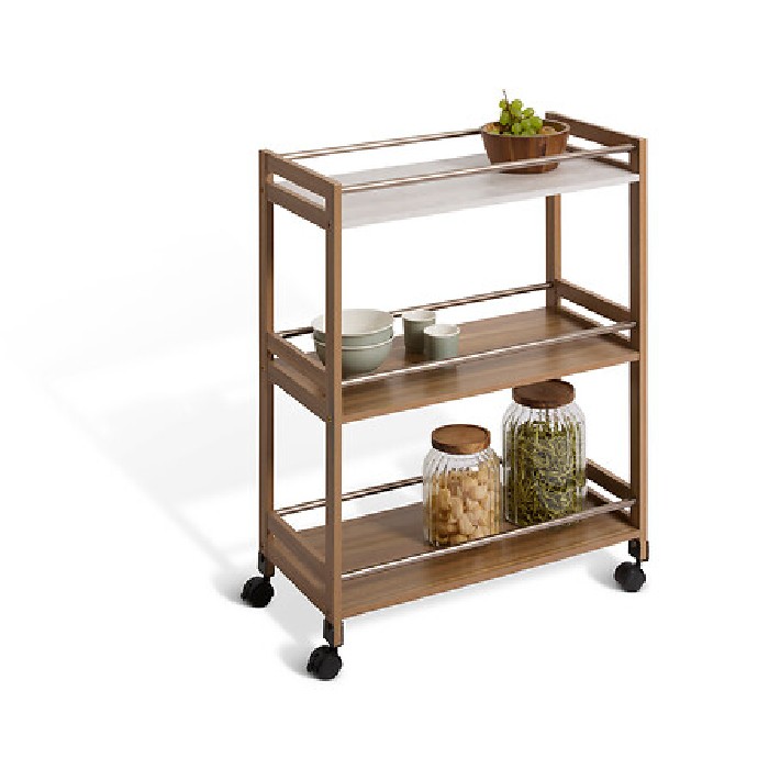 kitchenware/racks-holders-trollies/5five-como-3-tier-trolley-h80cm