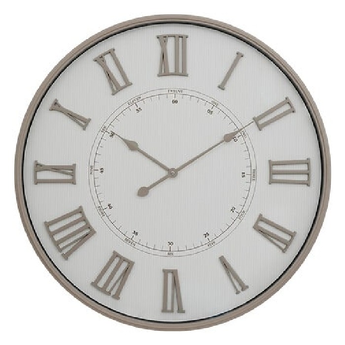 home-decor/clocks/atmosphera-beige-plastic-clock-davina-ø76cm