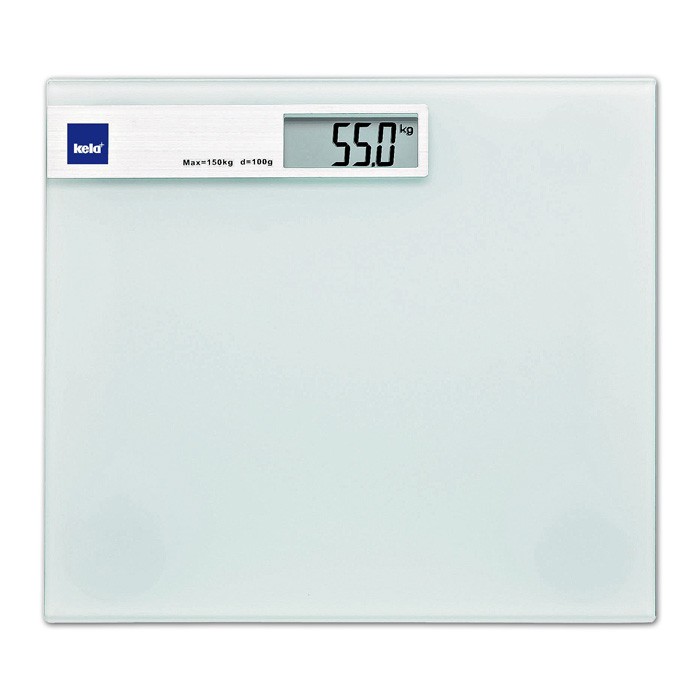 bathrooms/bathroom-weighing-scales/kela-linda-bathroom-scale-white-glass
