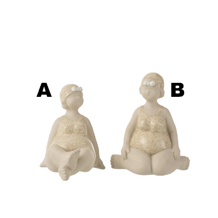 home-decor/decorative-ornaments/woman-bathing-suit-sitting-ceramic-beige-assortment-of-2