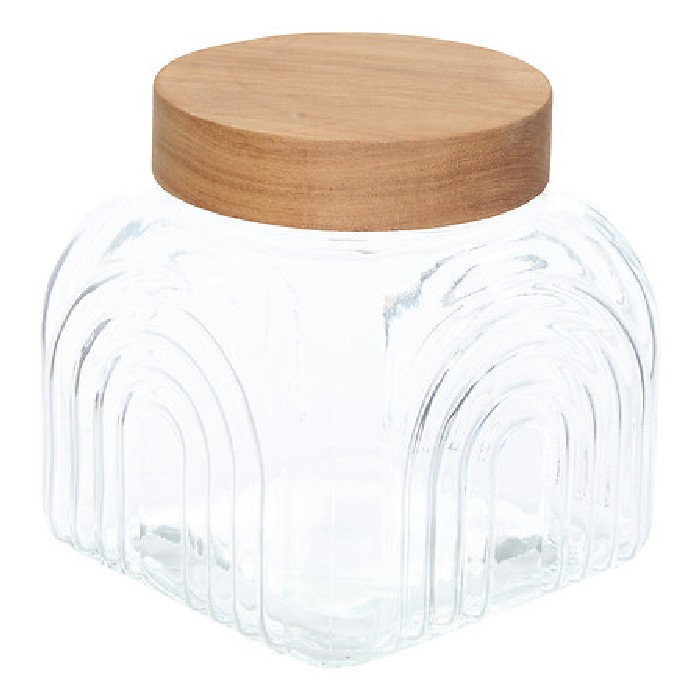 kitchenware/food-storage/5five-acacia-and-glass-jar-arches-24l