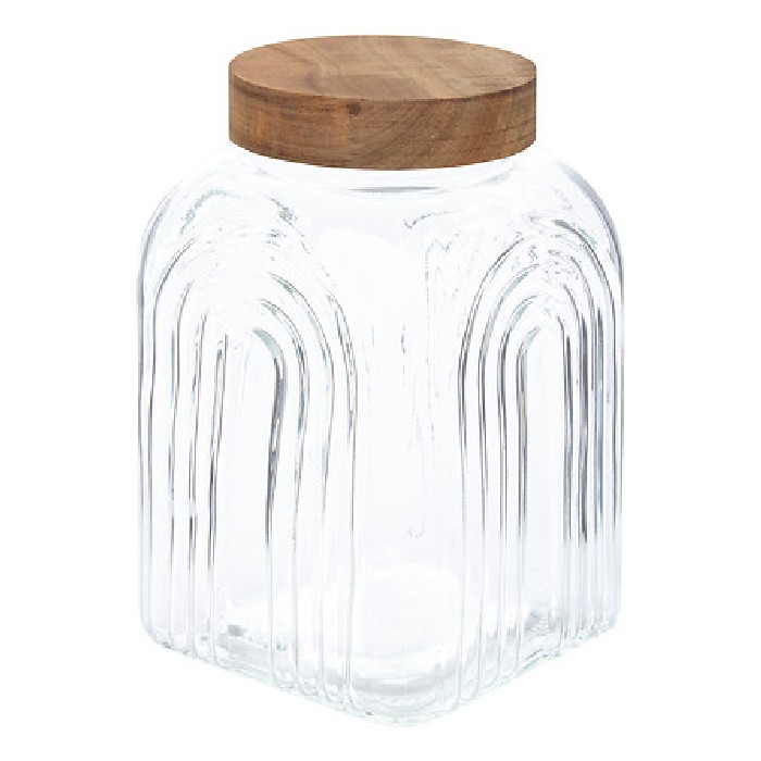 kitchenware/food-storage/5five-acacia-and-glass-jar-arches-4l