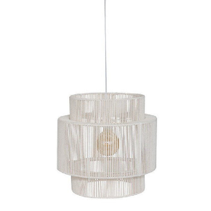 lighting/chandelier-pendant-lighting/atmosphera-liby-white-cotton-pendant-lamp-diameter-38cm