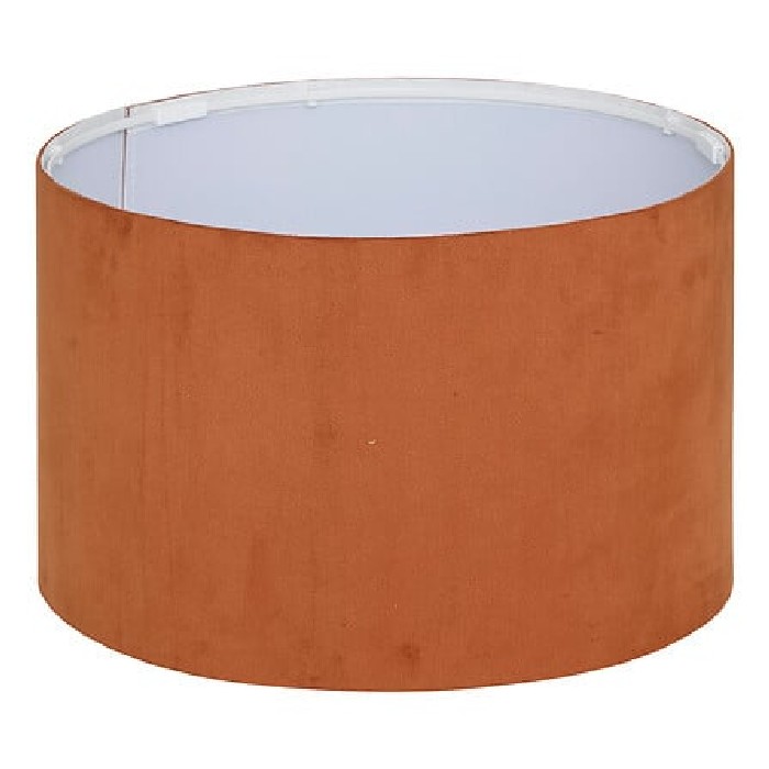 lighting/shades/atmosphera-beline-terracotta-velvet-lampshade-diameter-30cm