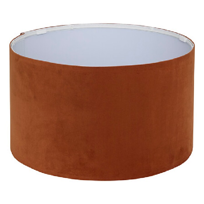 lighting/shades/atmosphera-beline-terracotta-velvet-lampshade-diameter-40cm