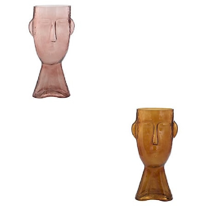 home-decor/vases/atmosphera-glass-face-vase-sien-h315cm-2-assorted-colours