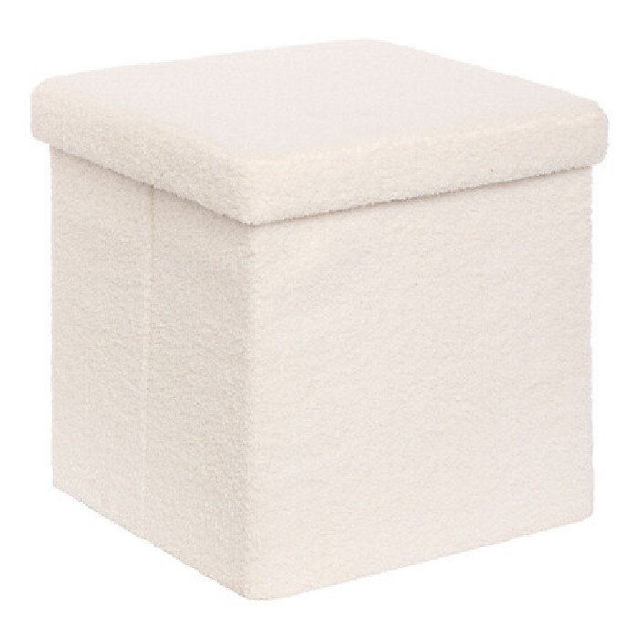 living/seating-accents/atmosphera-jaiko-white-bouclé-folding-pouf