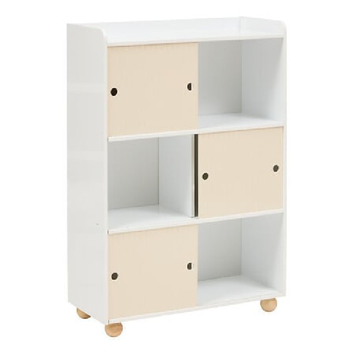 kids-and-stationery/kids-storage-organisation/atmosphera-bouli-3-door-cabinet-white-69-5cm