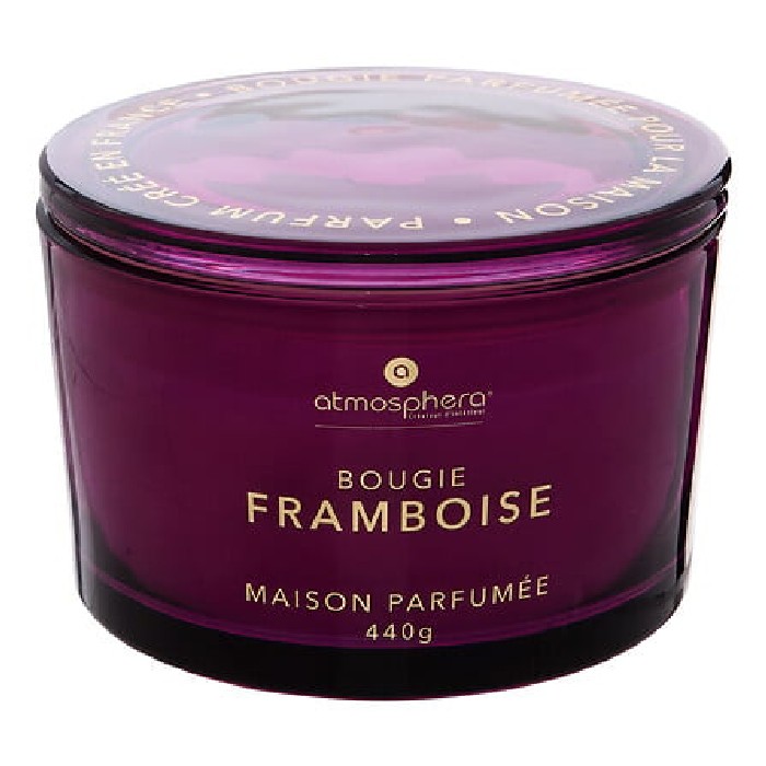 home-decor/candles-home-fragrance/atmosphera-glowy-raspberry-glass-candle-440g