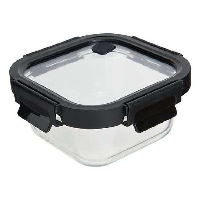 kitchenware/food-storage/5five-glass-square-food-storage-box-clipeatplus-500ml