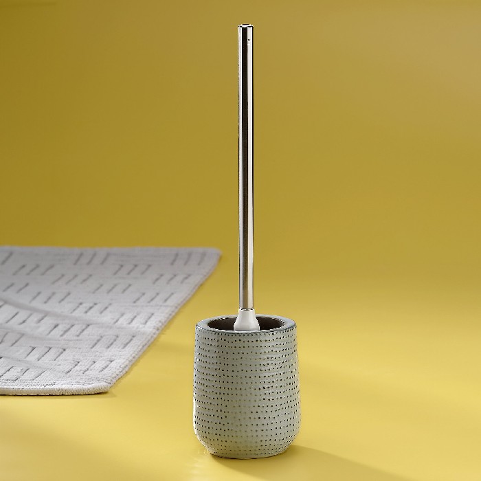 bathrooms/toilet-brushes/kela-wc-set-dots-greybrown