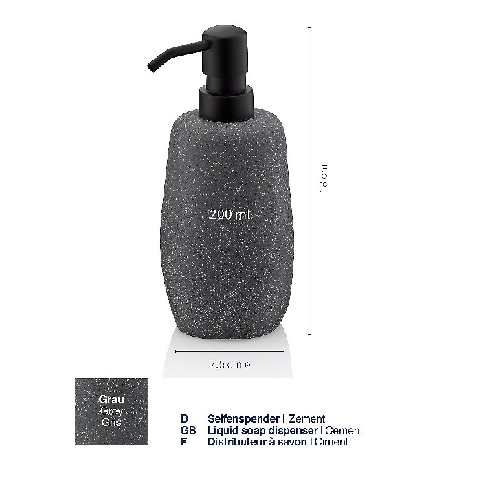 bathrooms/sink-accessories/kela-soap-dispenser-roda-grey