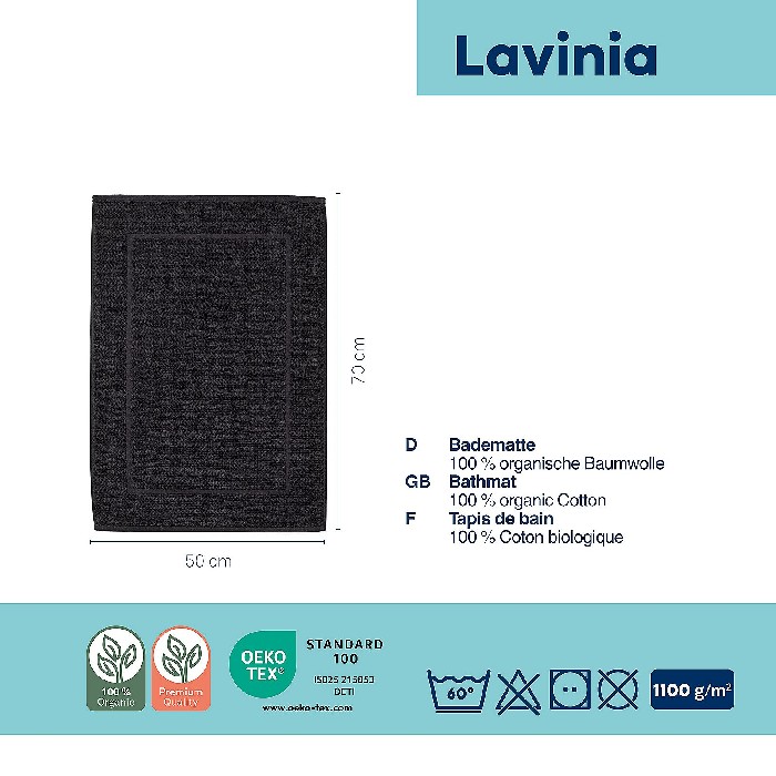 home-textiles/bathroom-carpets/kela-bathmat-lavinia-black-23909