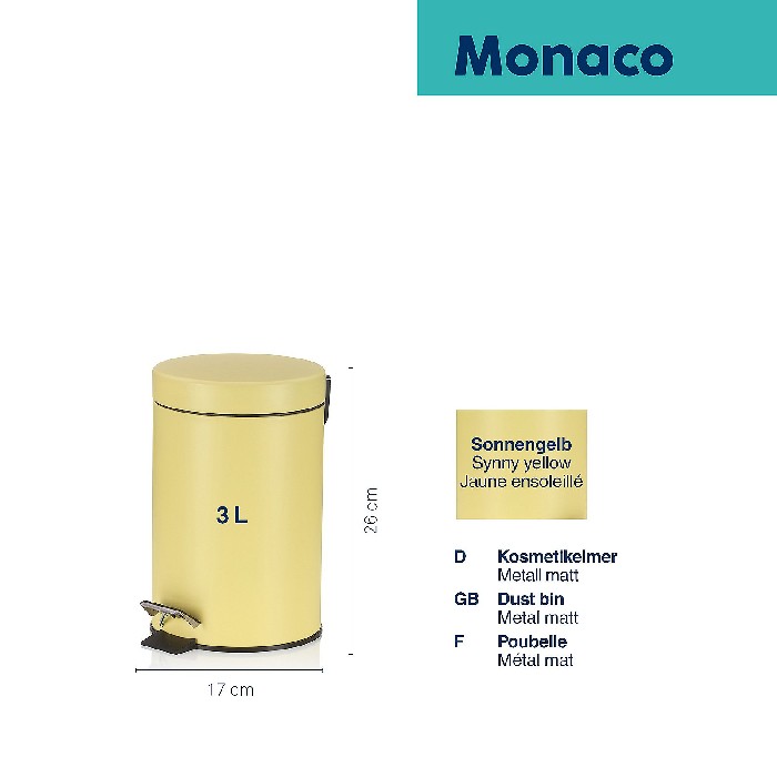 household-goods/bins-liners/kela-dust-bin-monaco-sunny-yellow-24311