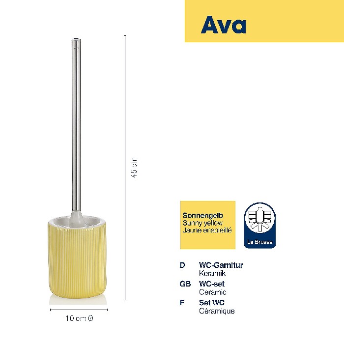 bathrooms/toilet-brushes/kela-wc-set-ava-sunny-yellow-24431