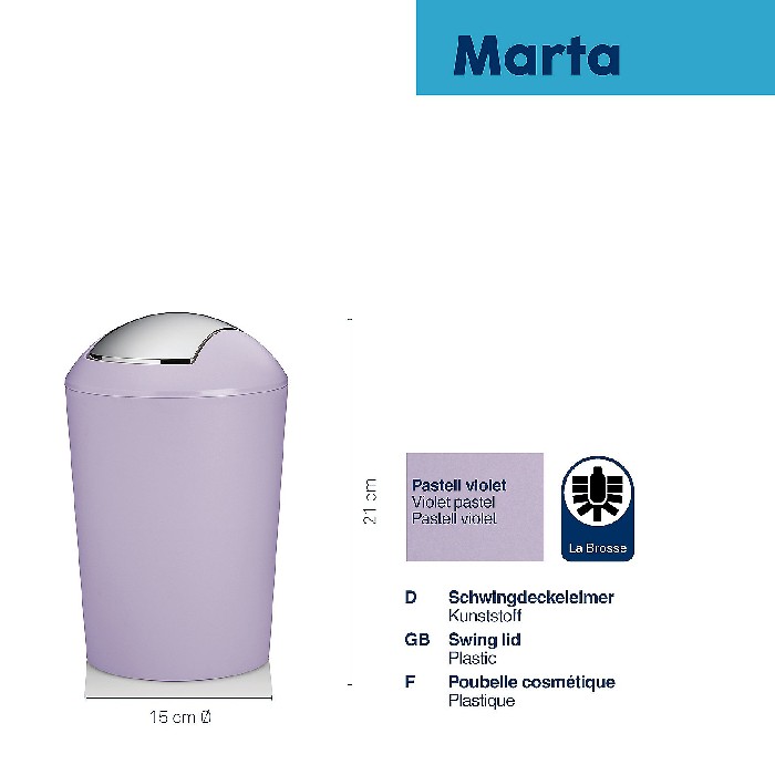 household-goods/bins-liners/kela-swing-lid-bin-marta-pastel-24548