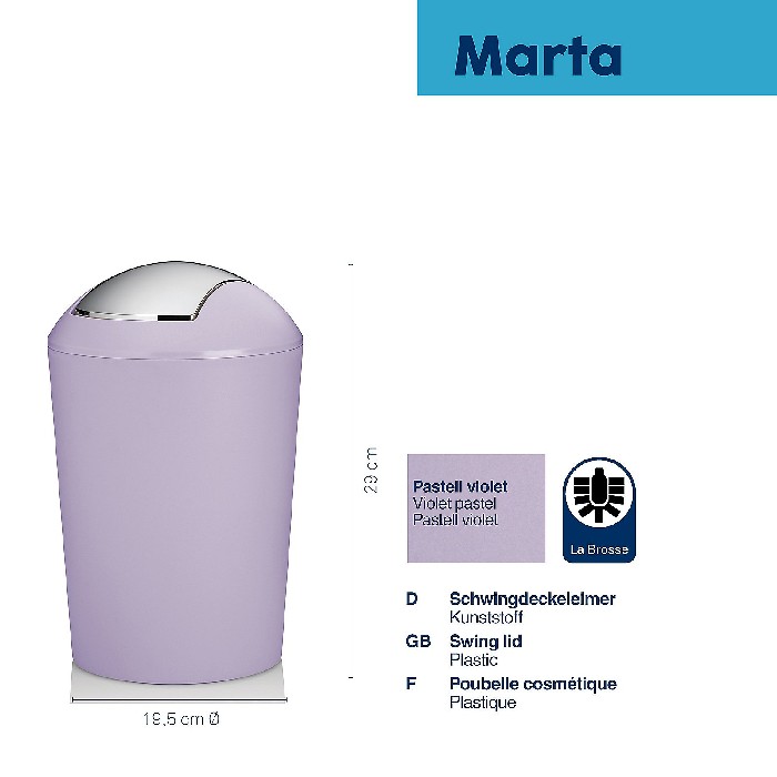 household-goods/bins-liners/kela-swing-lid-bin-marta-pastel-24549