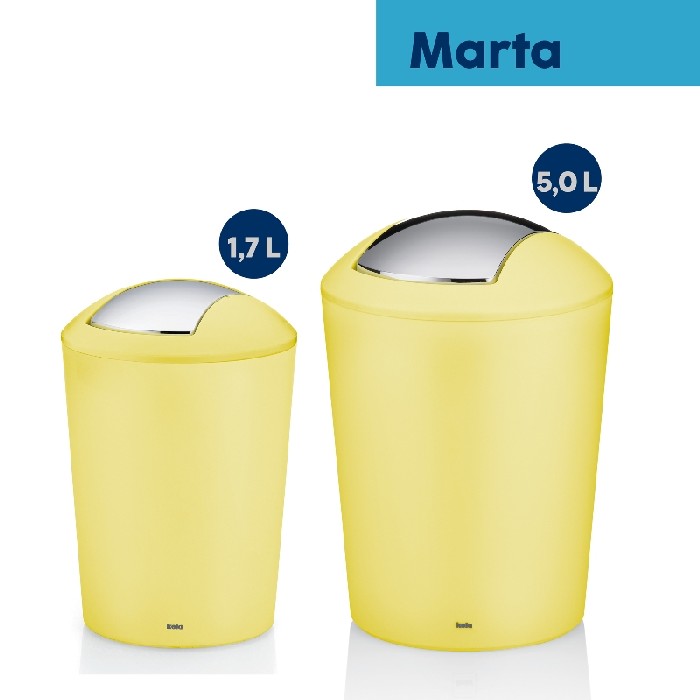 household-goods/bins-liners/kela-swing-lid-bin-marta-sunny-5l