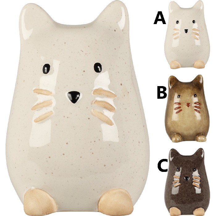 home-decor/decorative-ornaments/cat-porcelain-3-assorted-colour