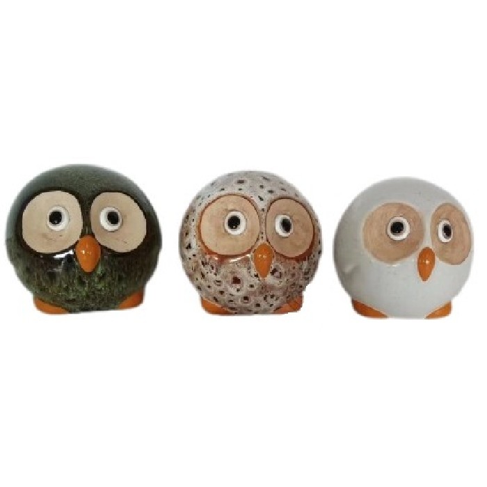 home-decor/decorative-ornaments/owl-porcelain-9cm-x-9cm-x-8cm-3-assorted-colour