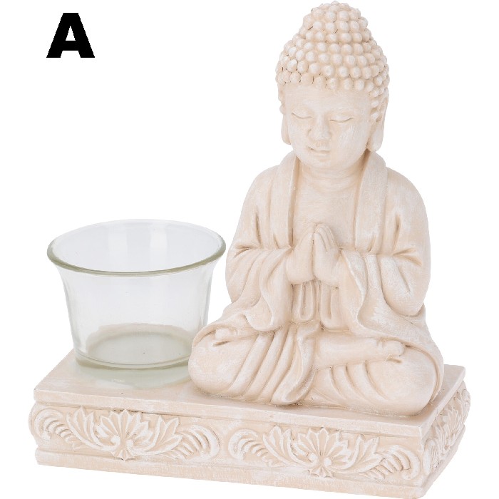 home-decor/decorative-ornaments/buddha-on-base-with-tealight-holder-2-assorted