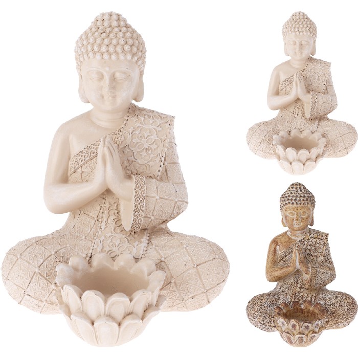 home-decor/decorative-ornaments/buddha-with-tealight-holder-2-assorted
