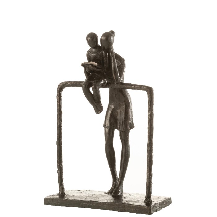 home-decor/decorative-ornaments/mother-and-child-polyresin-dark-brown