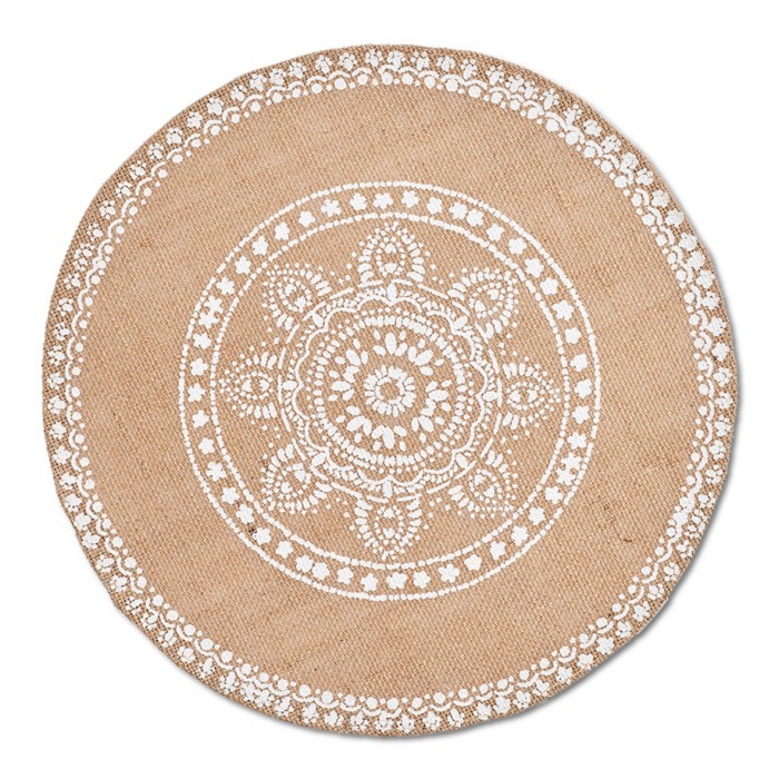 tableware/placemats-coasters-trivets/zeller-placemat-mandala-jute-nature
