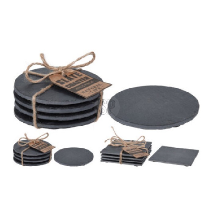tableware/placemats-coasters-trivets/coaster-slate-set-of-4-pcs-2-assorted