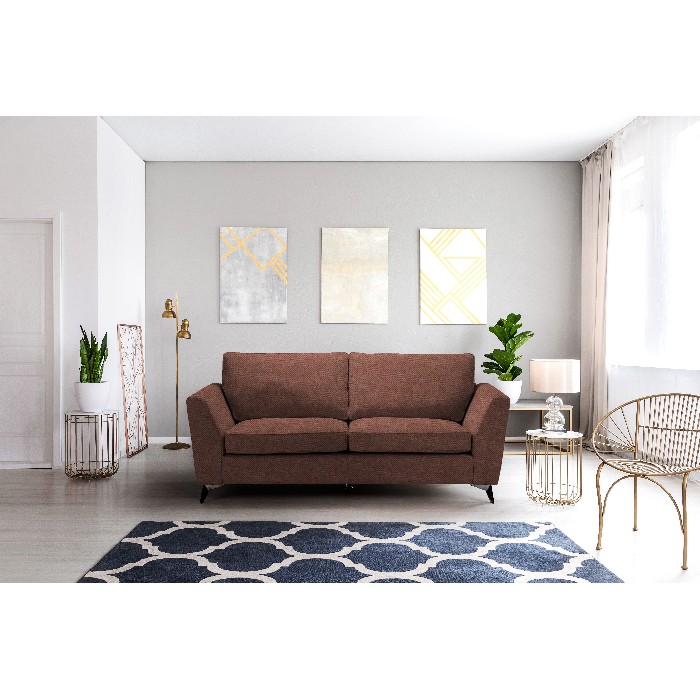 sofas/fabric-sofas/bonita-3-seater-sofa-upholstered-in-scala-57nw-rust-fabric-and-black-chrome-legs