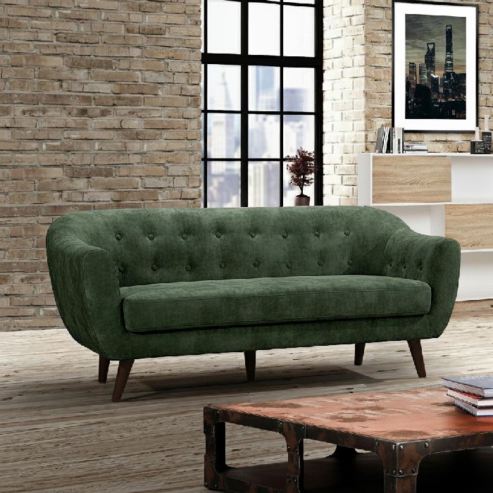 sofas/fabric-sofas/leonardo-3-seater-wenge'-legs-bluvel-78-forest-green