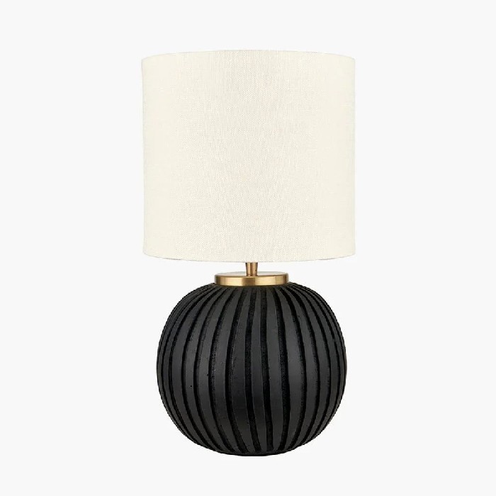 lighting/table-lamps/pacific-ezekiel-black-terracotta-textured-ball-table-lamp
