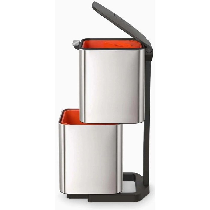 household-goods/bins-liners/joseph-joseph-totem-40l-dual-trash-and-recycling-bin-stainless-steel