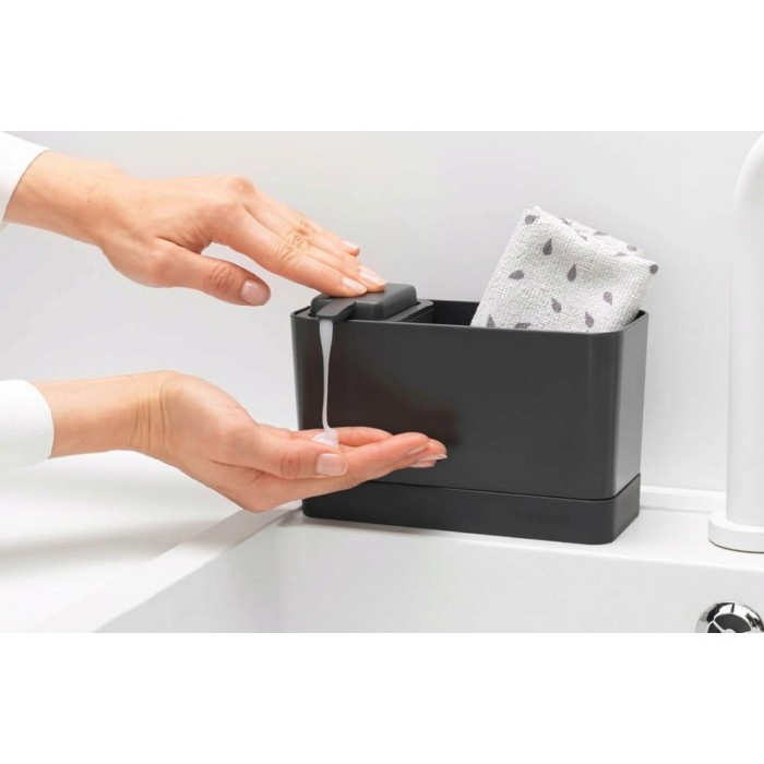 kitchenware/miscellaneous-kitchenware/brabantia-nkside-sink-organiser-set-dark-grey