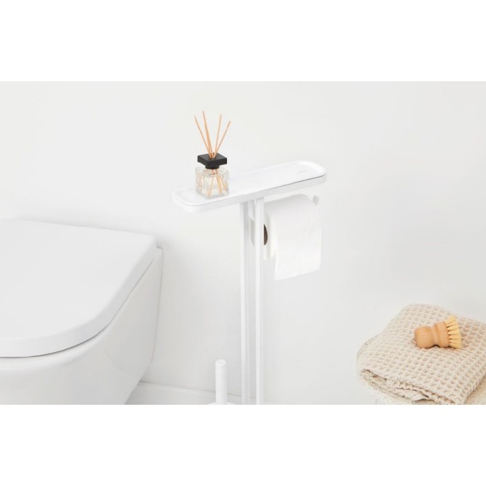 bathrooms/towel-rails-hooks/brabantia-mindset-toilet-butler-fresh-white