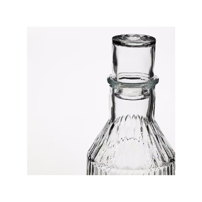 tableware/carafes-jugs-bottles/ikea-sallskaplig-carafe-with-stopper-clear-glasspatterned