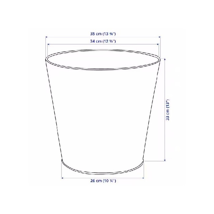 gardening/pots-planters-troughs/promo-ikea-vitlok-cachepot-inoutdoor-ivory-white-32cm