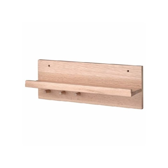 living/shelving-systems/ikea-hastviskare-wall-storage-with-hooks-oak-42x15x11cm
