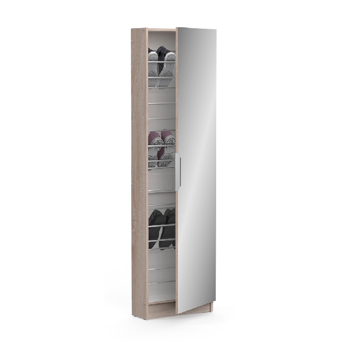 household-goods/shoe-racks-cabinets/zapatero-shoe-cabinet-with-mirror-–-oak