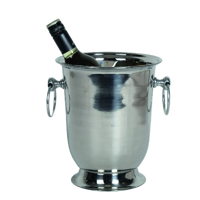 tableware/ice-buckets-bottle-coolers/silver-champagne-bucket-with-hoop-handles-21cm
