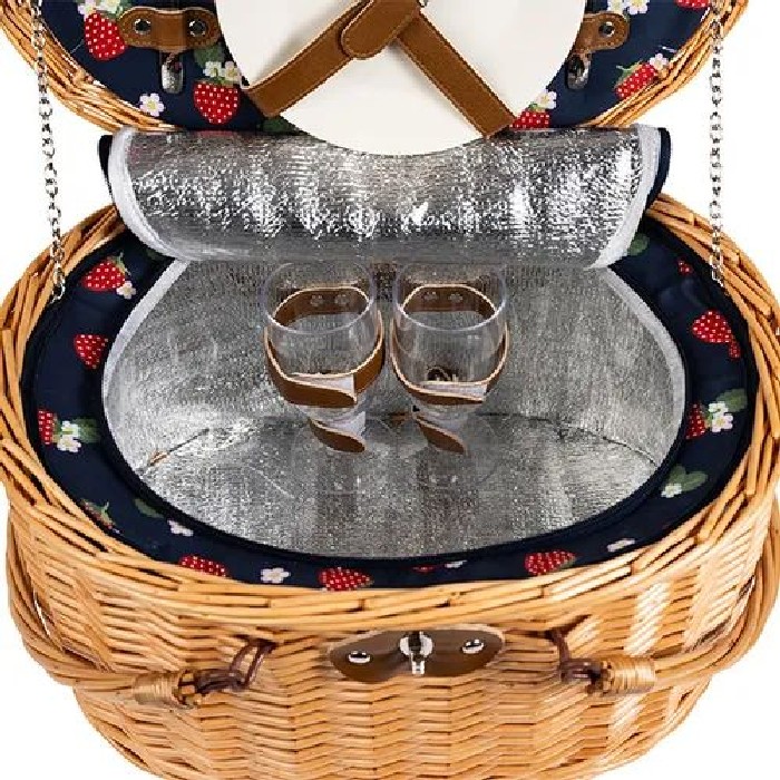kitchenware/picnicware/summerhouse-by-navigate-strawberries-cream-2-person-picnic-basket