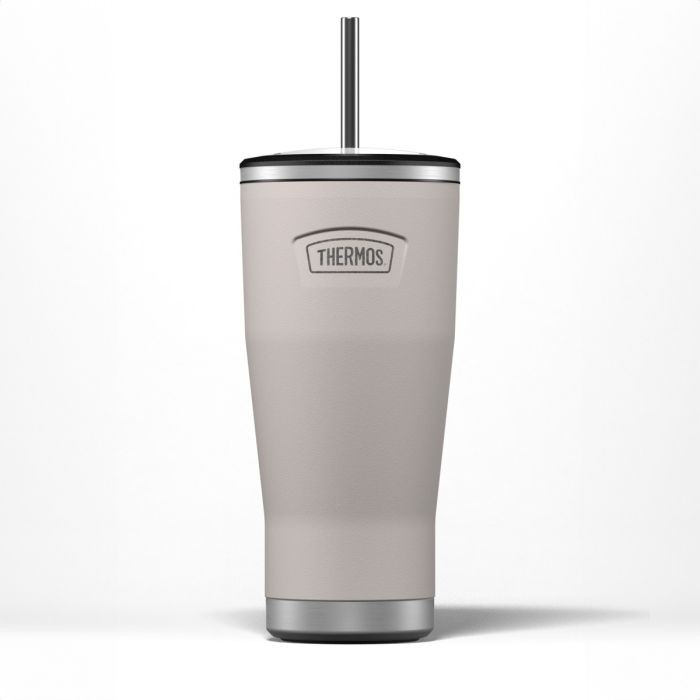 kitchenware/picnicware/thermos-sandstone-710ml-icon-series-cold-cup-with-stainless-steel-straw