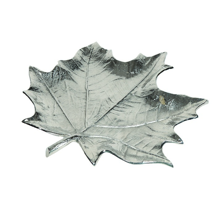 home-decor/decorative-ornaments/sycamore-shaped-dish-silver-25cm