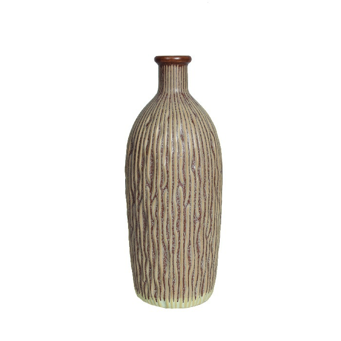 home-decor/vases/sand-etched-texture-ceramic-vase-35cm